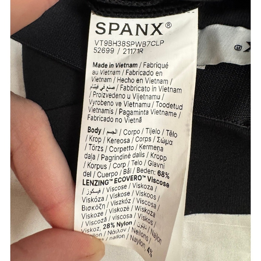 Spanx The Perfect Collection Ponte Barrel Pant Classic Black 21171R Size M NEW - Picture 8 of 9